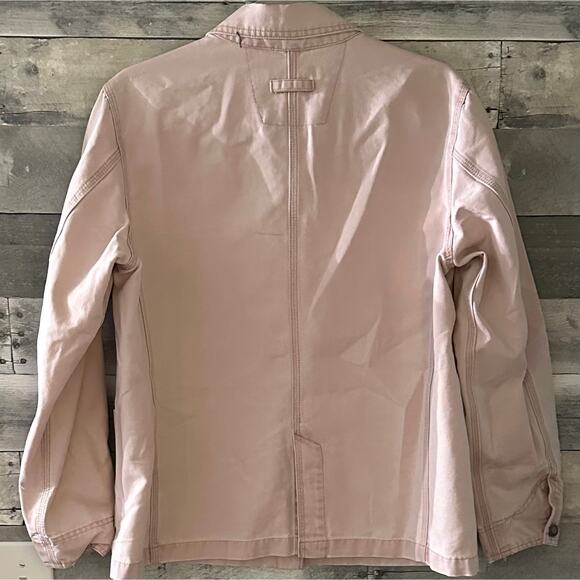 Madewell X Dickies Workwear Pink Cotton Canvas Jacket M - Picture 3 of 3